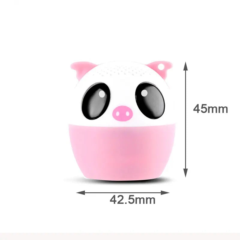 Pet Mini Bluetooth Animal Small Speaker Wireless Portable Music Subwoofer Column Bass Stereo Player Speaker Christmas Gift