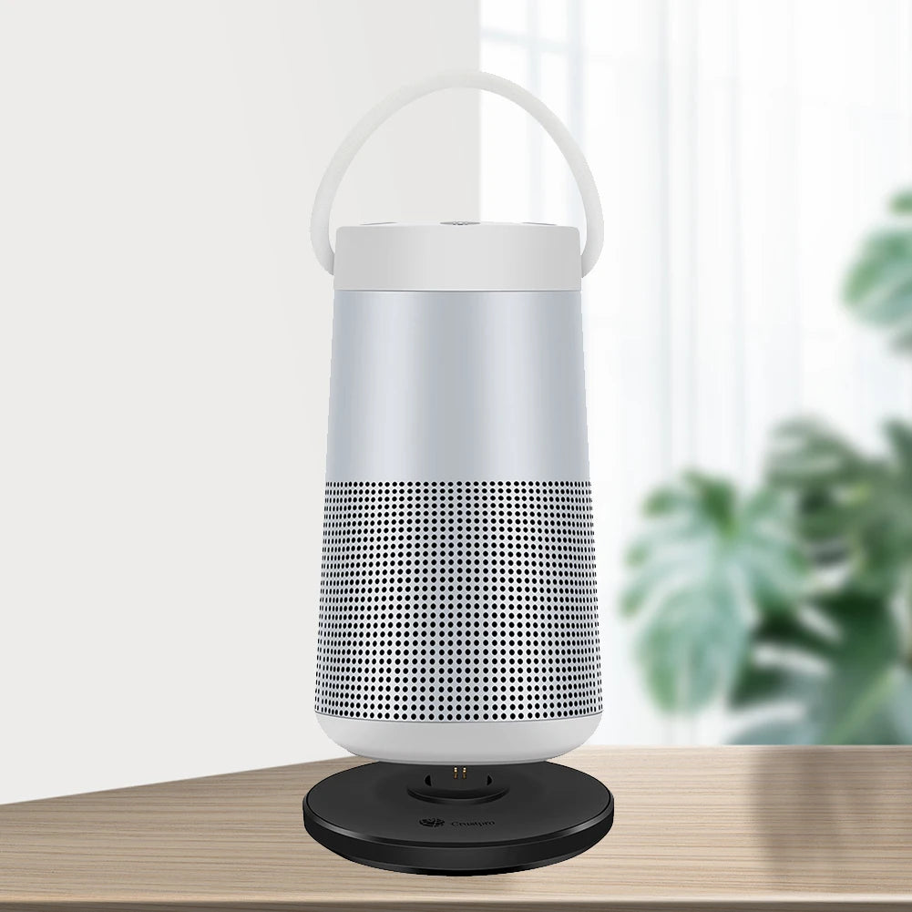 USB Speaker Charger Base DC 5V 1.5A Desktop Charging Stand Cradle Charger Dock Stand for Bose SoundLink Revolve+/Revolve+ II