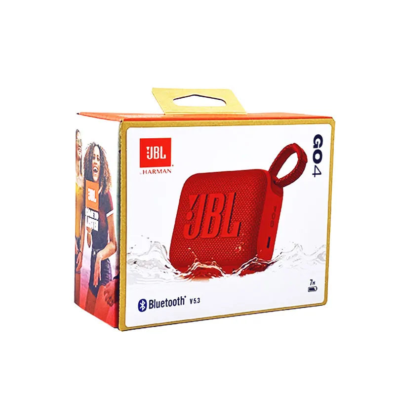 JBL GO 4 Go4 Ultra Portable Bluetooth Speaker JBL Pro Sound With Punchier Bass IP67 Multi-Point Connection 7 Hours Playtime