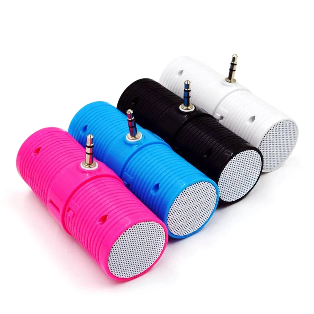 3.5MM Stereo Mini Speaker Portable Speaker MP3 Music Player Speaker for Mobile Phones Tablets Laptop Portable Mini Trendy