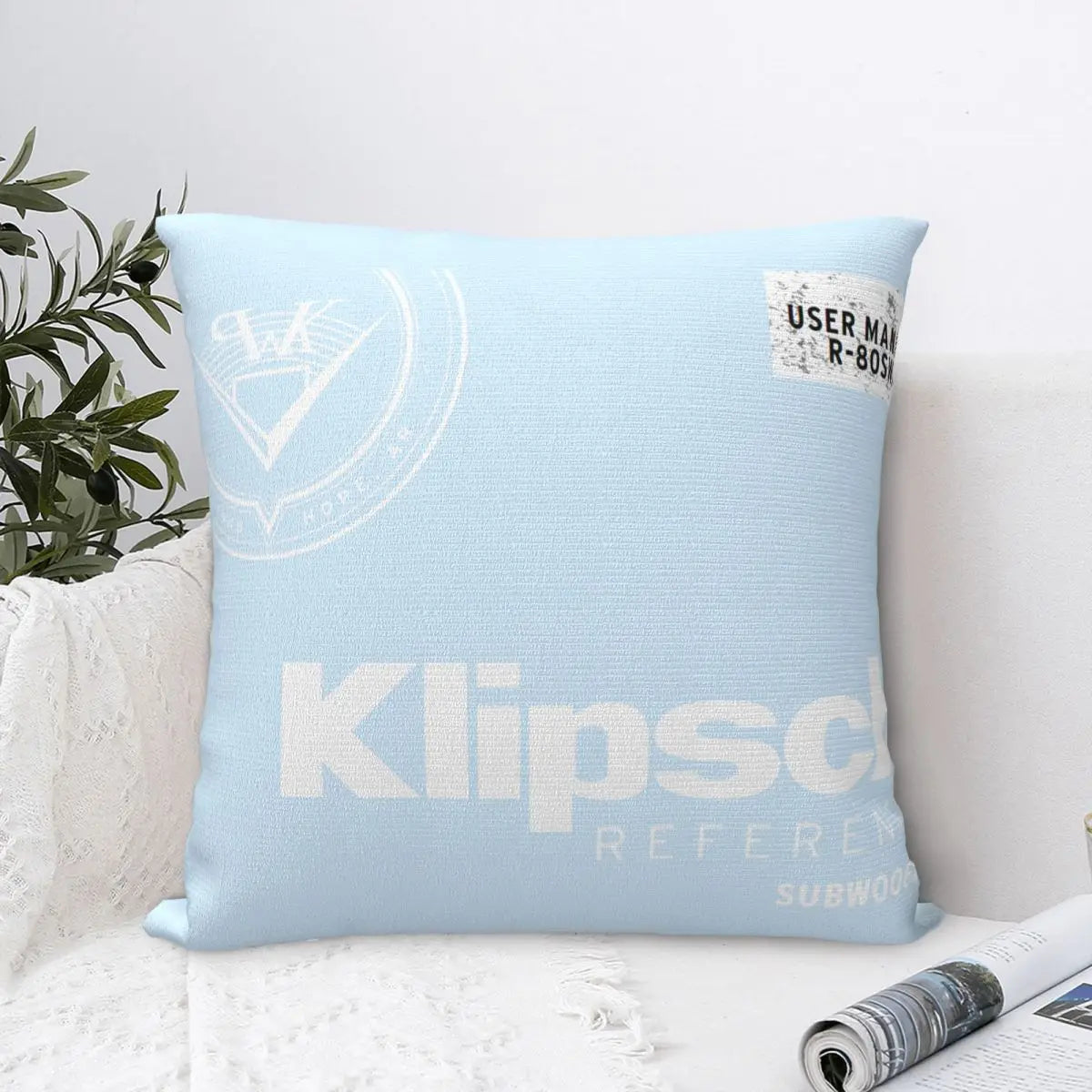 Klipsch Pillow Case Pillow Cover Summer Anime Pillow Pillow Case White