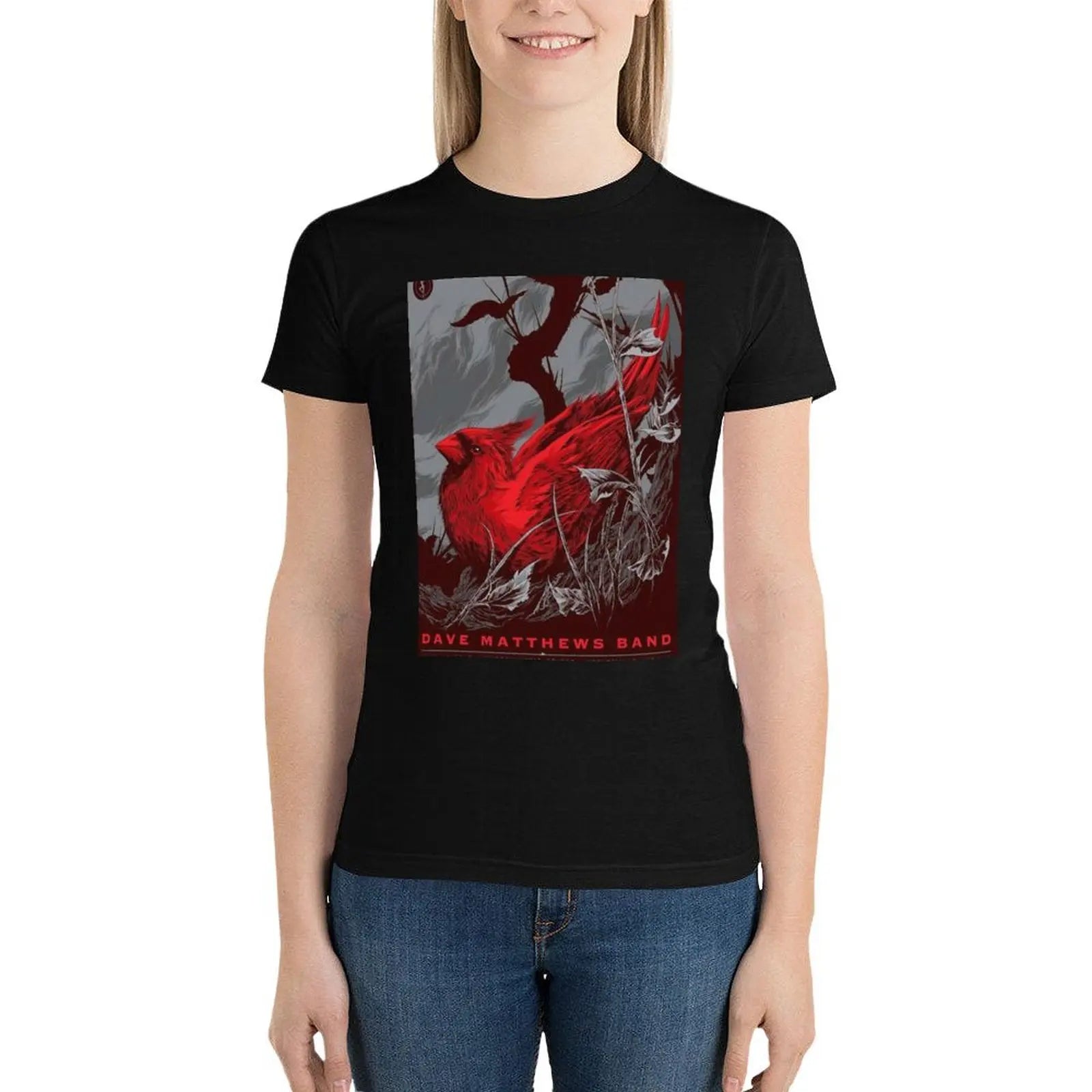 DMB 2015 July 18th Klipsch Music Center Nobleville T-Shirt Korean Fashion Kawaii Clothes Workout Shirts for Women