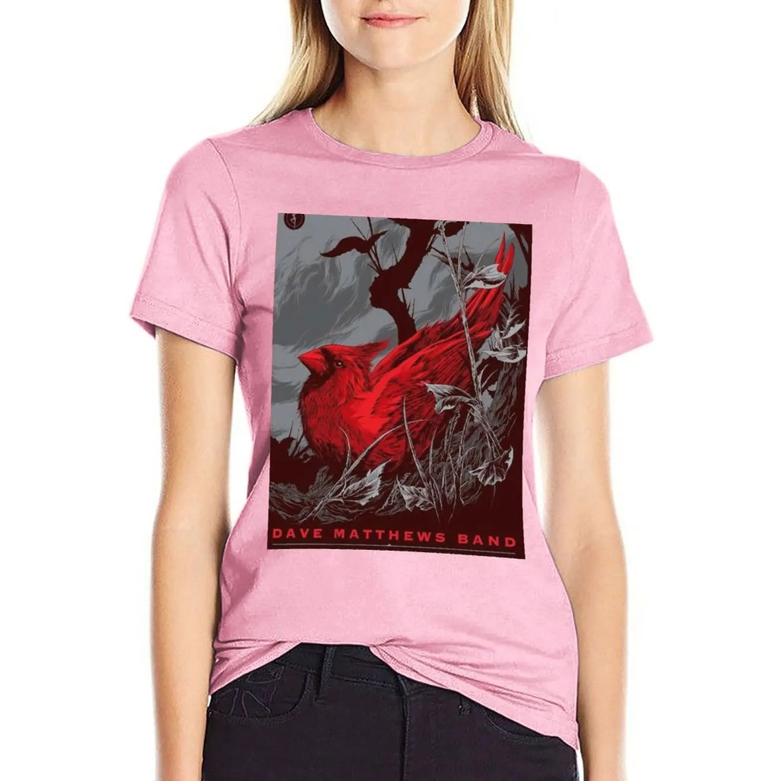 DMB 2015 July 18th Klipsch Music Center Nobleville T-Shirt Korean Fashion Kawaii Clothes Workout Shirts for Women