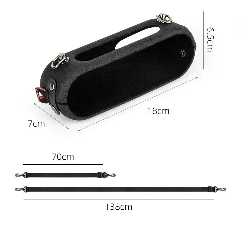 EVA Protective Travel Case for Tribit XSound Go Speaker Portable Bluetooth-Compatible Speaker With Adjustable Shoulder Strap
