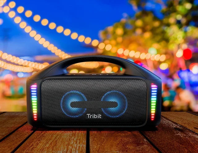 Tribit Stormbox Blast 90W Loud BT Speaker, Outdoor Speaker With RGB Light Show