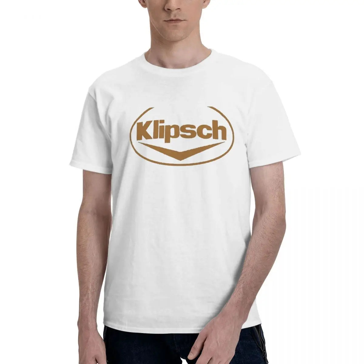 Best Selling Klipsch Logo T-Shirt Anime T-Shirt Tops T Shirt for Men Oversized T-Shirt New Streetwear O-Neck Cotton T Shirts