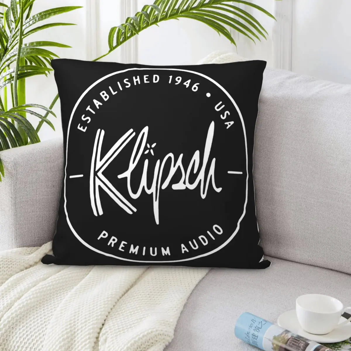 Klipsch Loudspeaker Avail Vintage Gift for Menfunny Tee Beautiful Cartoon Holiday Science Pillow Case