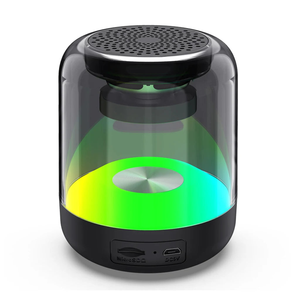 Mini TWS Mobile Phone Bluetooth Speaker High-Quality Colorful Lights Wireless Small Sound Box Subwoofer Portable Home Theater