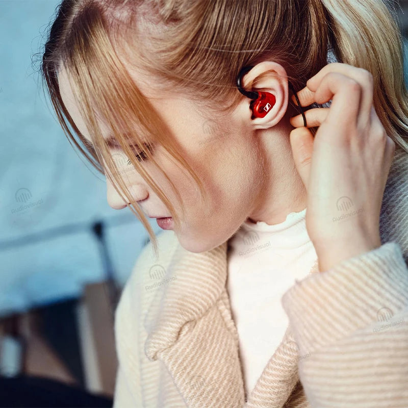 Sennheiser IE 100 PRO 10MM Dynamic HiFi Sound In-Ear Wired Headphones Detachable Head Cable Music Headphones Sound Insulation