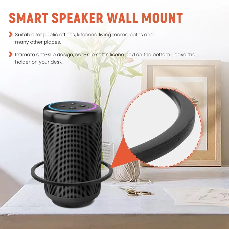 Wall Mount for Sonos Roam Speakers, Aluminum Alloy Soundbox Mount Support Holder for Sonos Roam Smart Speaker