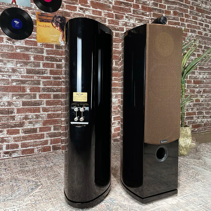 Balenald Home Theater System BA-9 Three-Way Speakers Dual 8-Inch Audiophile-Grade Passive Floor-Standing HIFI Nautilus Speakers