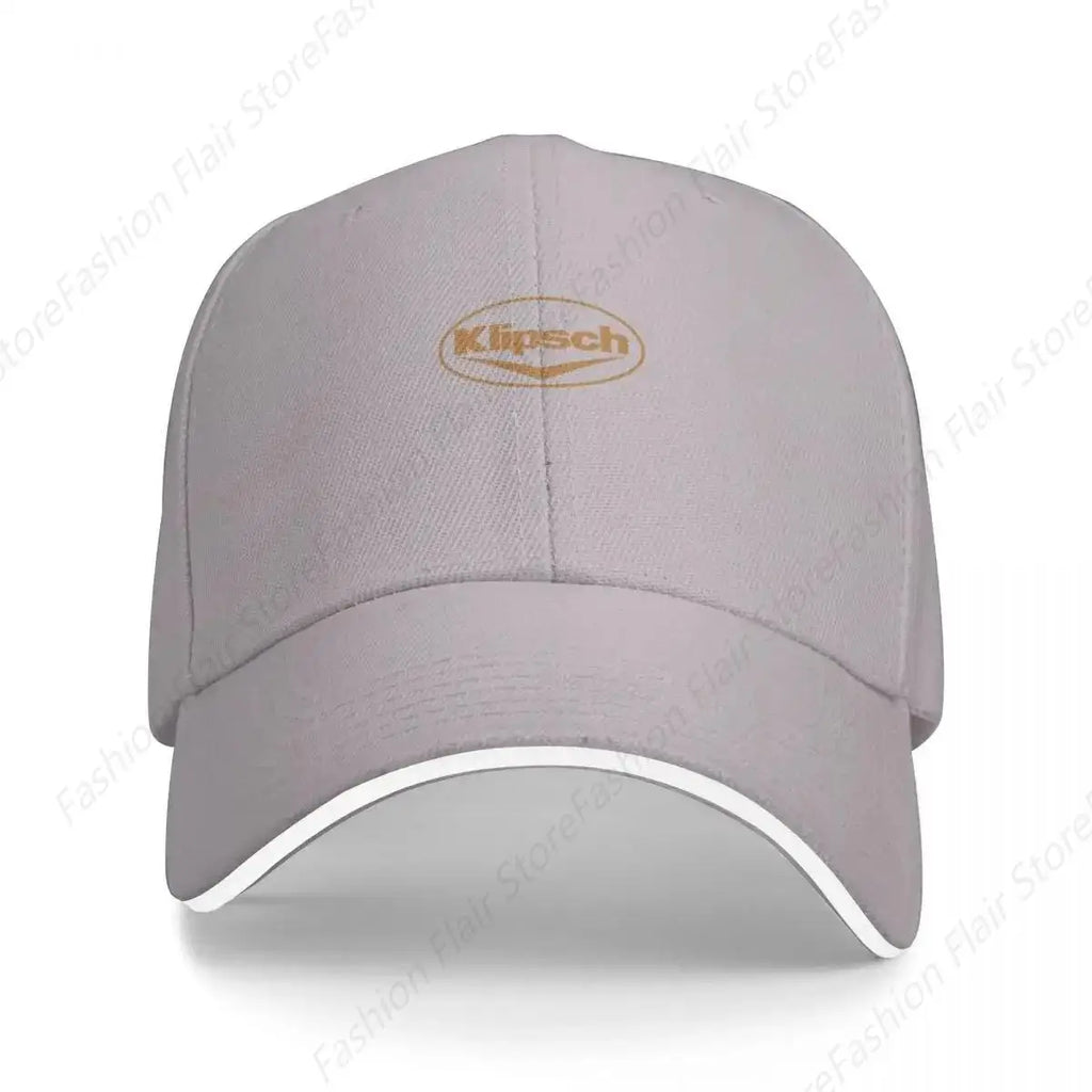 Klipsch LogoCap Baseball Cap Designer Hat Big Size Hat Tea  Mens Hats Women's