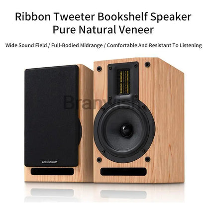 120W High-Power Audio 5-Inch Speaker Two-Way Bookshelf Speaker Hifi Fever 2.0 Audio Passive Home Theater Enthusiast Speaker 6Ω