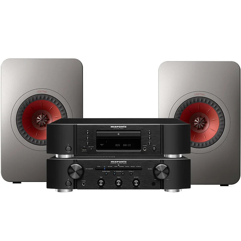 KEF LS50 Meta Second Generation Passive Bookshelf Speaker Sound Fever HIFI High Fidelity With Marantz Amplifier
