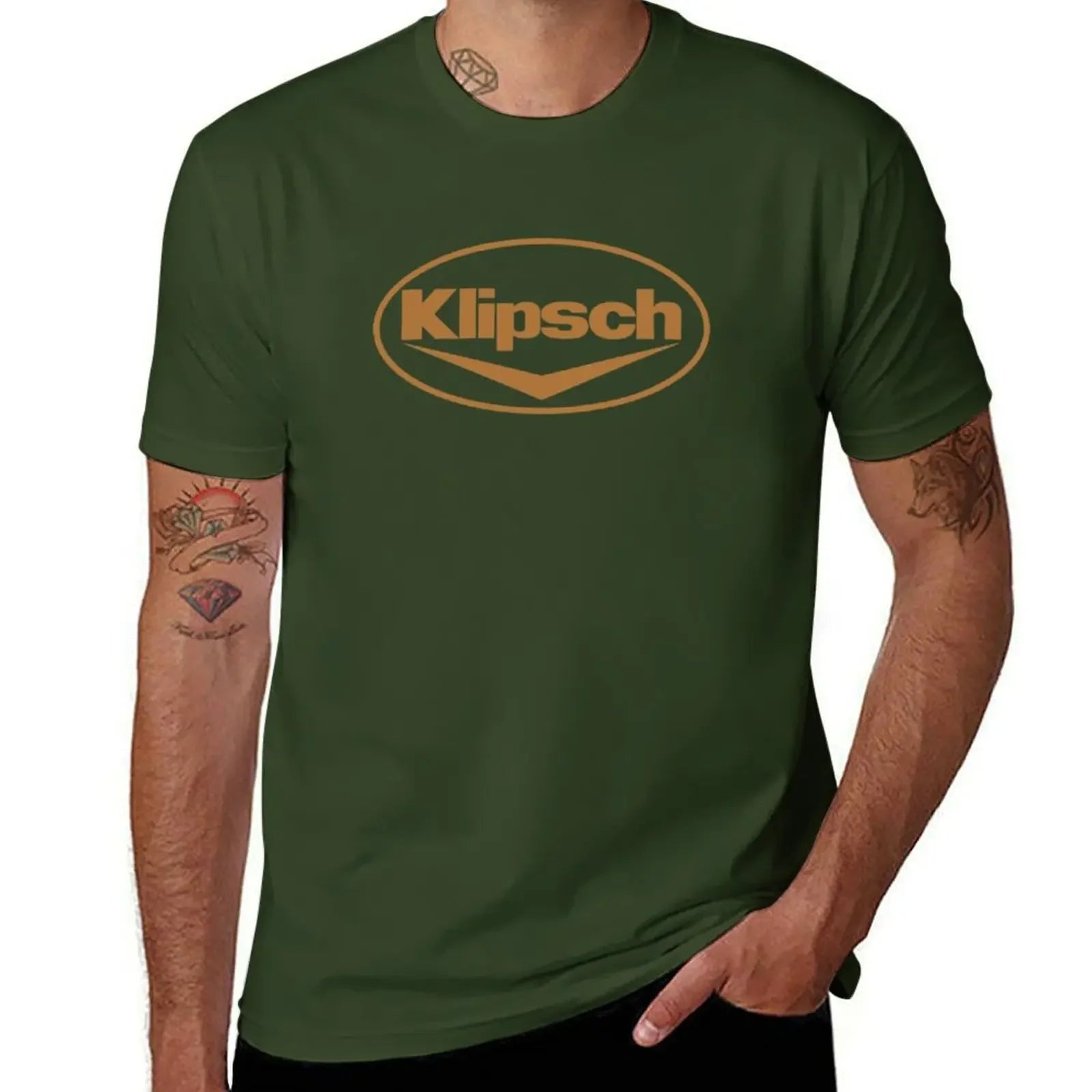 Best Selling Klipsch Logo Essential T-Shirt Oversized Funnys Sweat Men Clothing