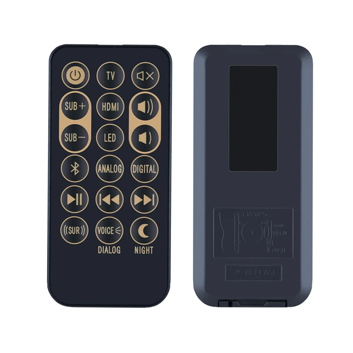 Remote Control for (Klipsch 1065133 RSB3 RSB-3) (Klipsch SB 120) (Klipsch 1060316 SB120) TV Sound Bar Soundbar Speaker System