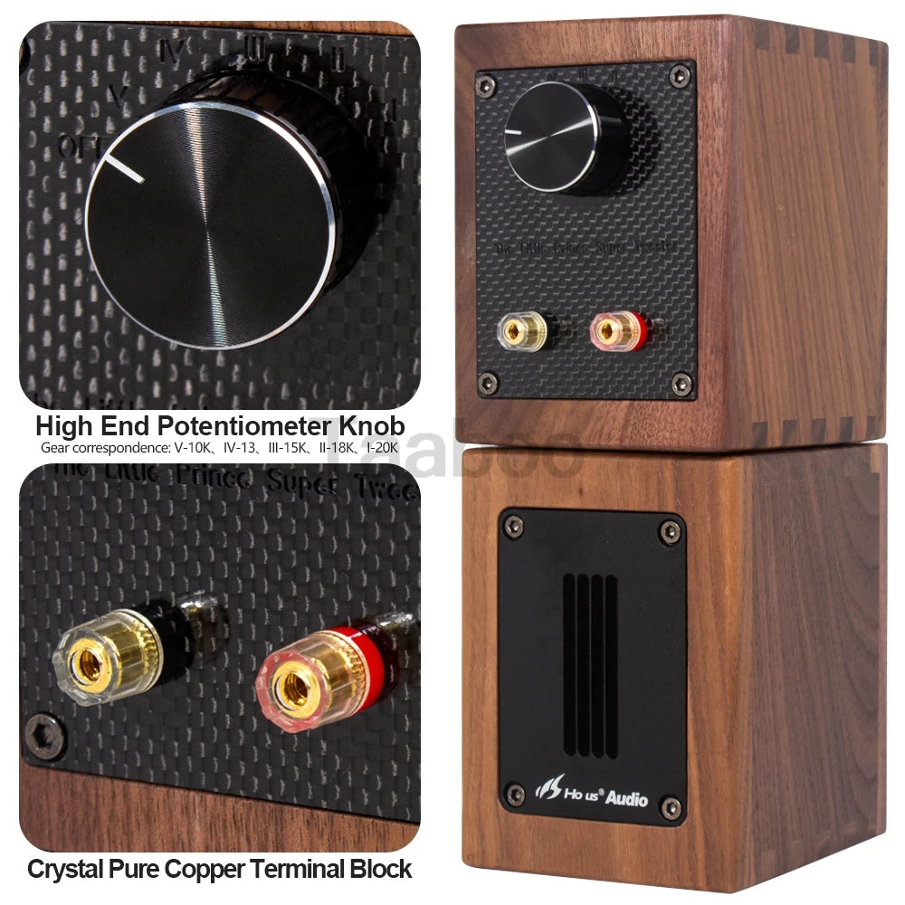 30W 6Ohm Brand New Walnut Fever Independent Ribbon Super Tweeter External Tweeter Sound Box Speaker