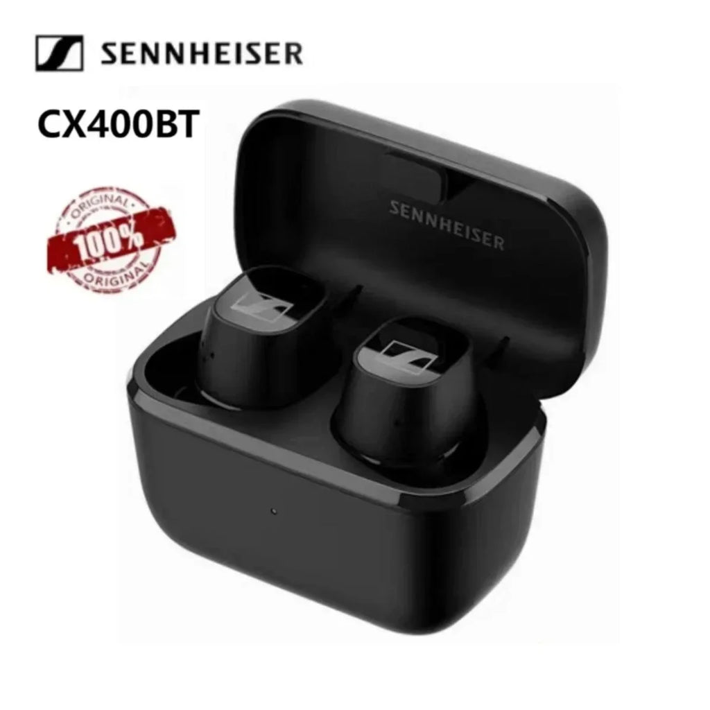 New Sennheiser CX400BT True Wireless Earphones TWS Bluetooth Sports Earbuds Stereo Sound Headset Noise Isolation Headphone
