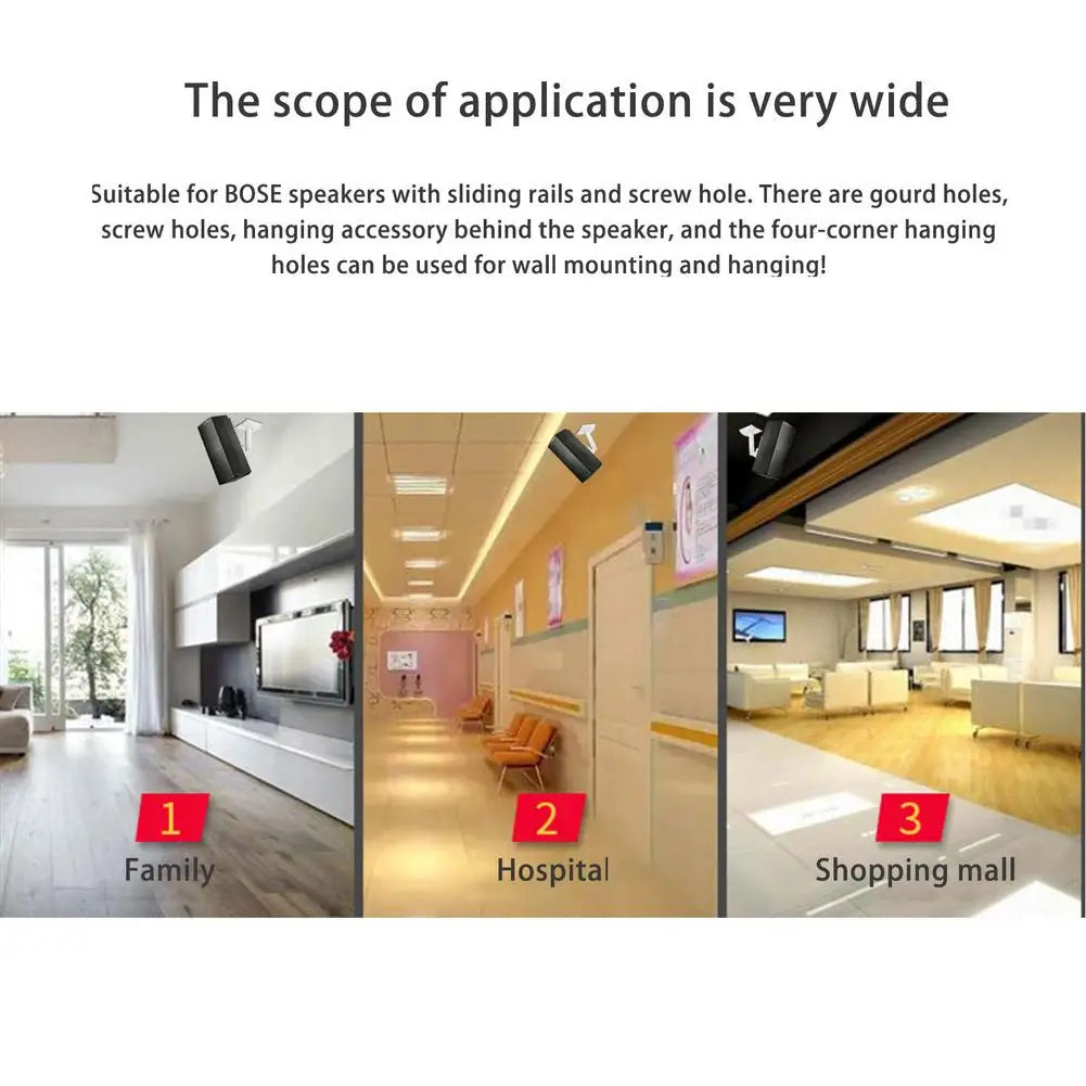 Universal Speaker Stainless Steel Wall Mount Bracket Stand for BOSE AM6/AM10/AM15/C5/535/525iii Speaker Ceiling Hanging Holder