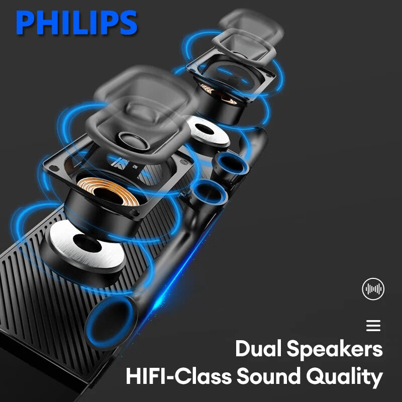 Choice Philips SPA3810 Bluetooth Wired Computer Speakers RGB Music High Power Subwoofer Stereo Surround Desktop Gaming Sound Box