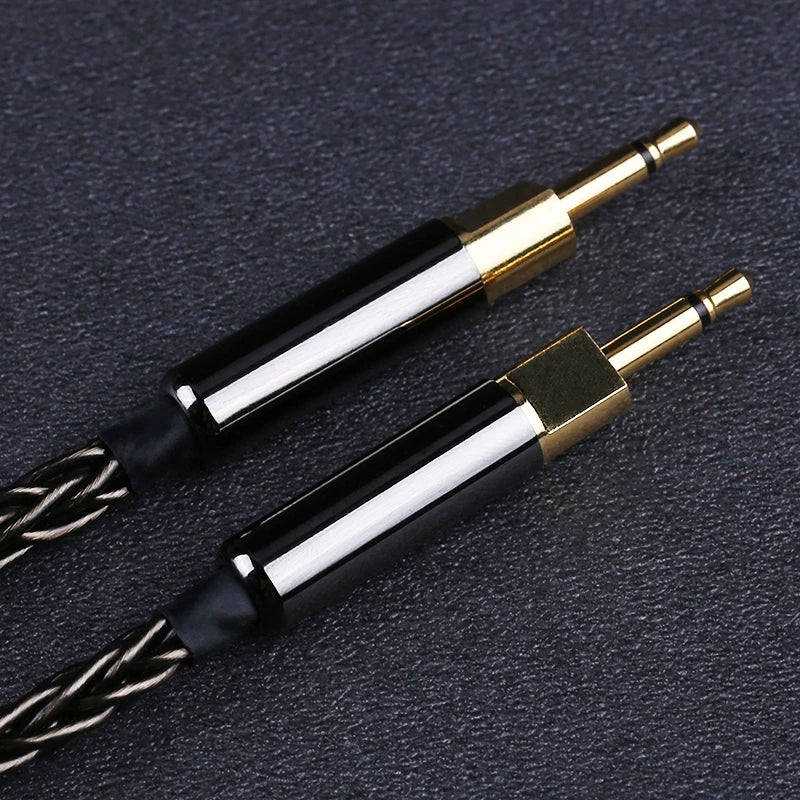 OPENHEART 16 Core Headphone Cable 4.4mm 2.5mm 6.35mm XLR Cable for Sennheiser HD700 2m 3m Upgrade Balanced Cable Silver Plated