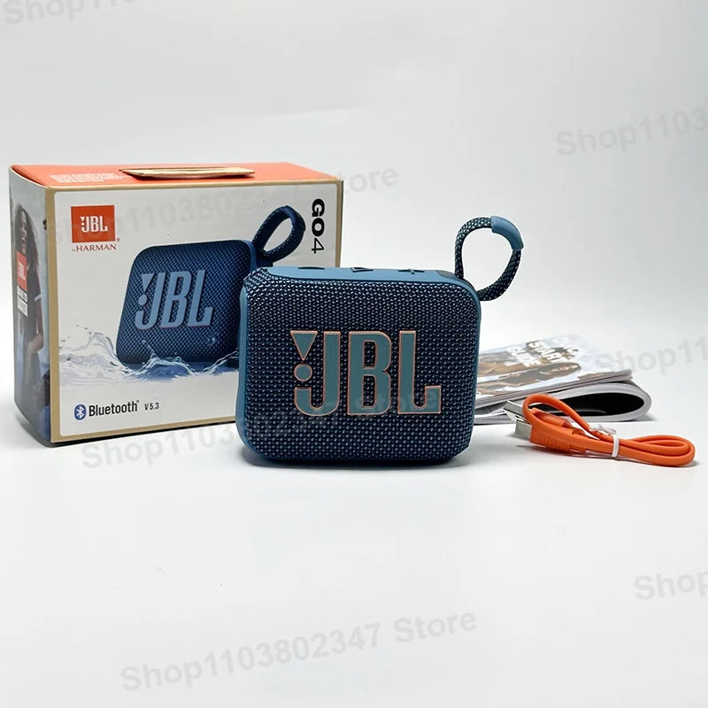 Original JBL GO 4 Wireless Bluetooth Speaker Portable Waterproof Speaker Outdoor Speakers Bass Party Speaker JBL GO4 HK Version