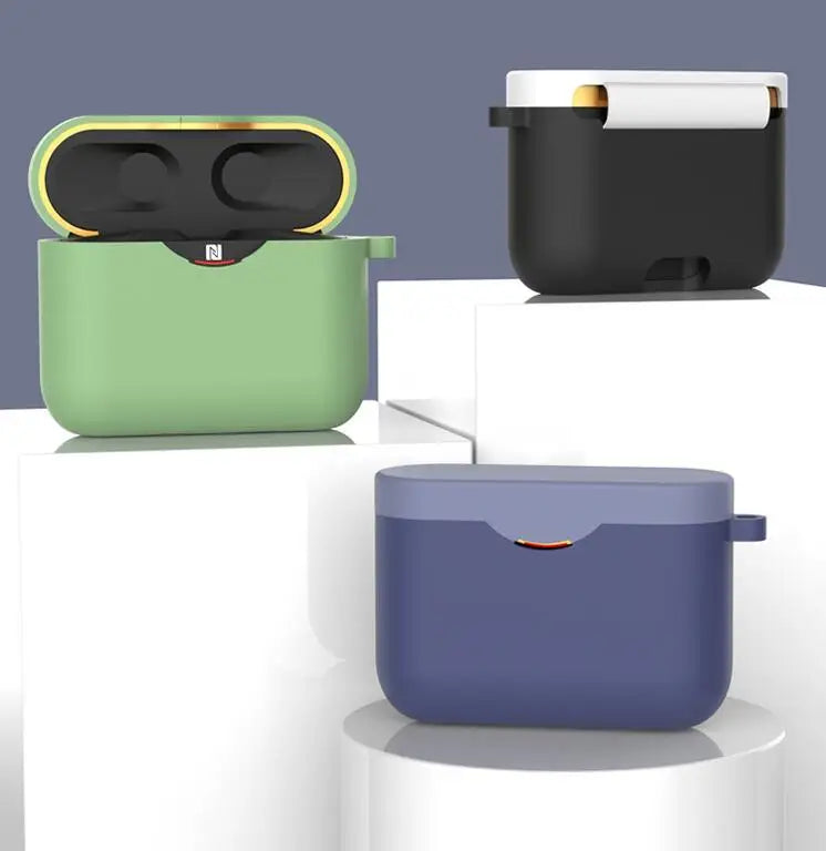 Silicone Protective Case for Sony WF-1000xm3 Case Earphones Case With Hook