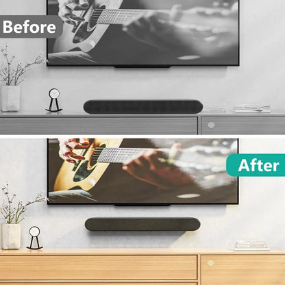 Soundbar Mount for Sonos Ray, Floating Wall Mounting Bracket for Sonos Ray Essential Sound Bar Under TV With Screws