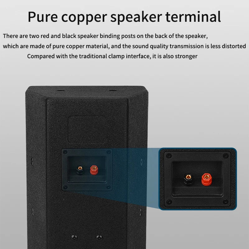 8 Inch 8ω/150w High Power Bass Speaker KTV Home Full-Frequency Floor Speaker Professional Private Room Conference Stage Audio