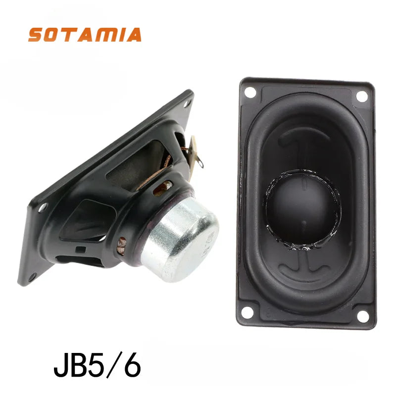 SOTAMIA 2Pcs 4580 Mini Speaker Audio 4 Ohm 20W Mid-Bass Sound Music Loudspeaker DIY Portable Bluetooth Speaker for JBL FLIP 6