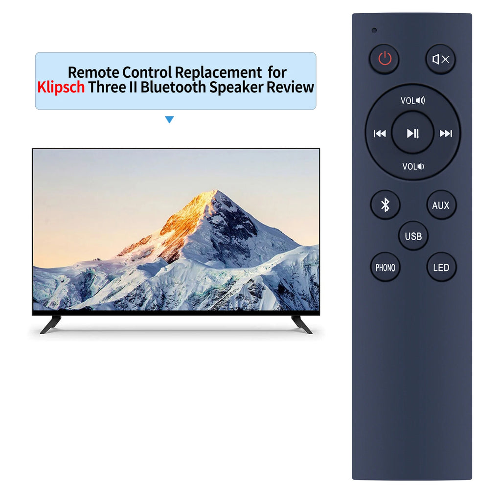 Original the Three II Remote for Klipsch Bluetooth Audio Echo Wall Home Theater
