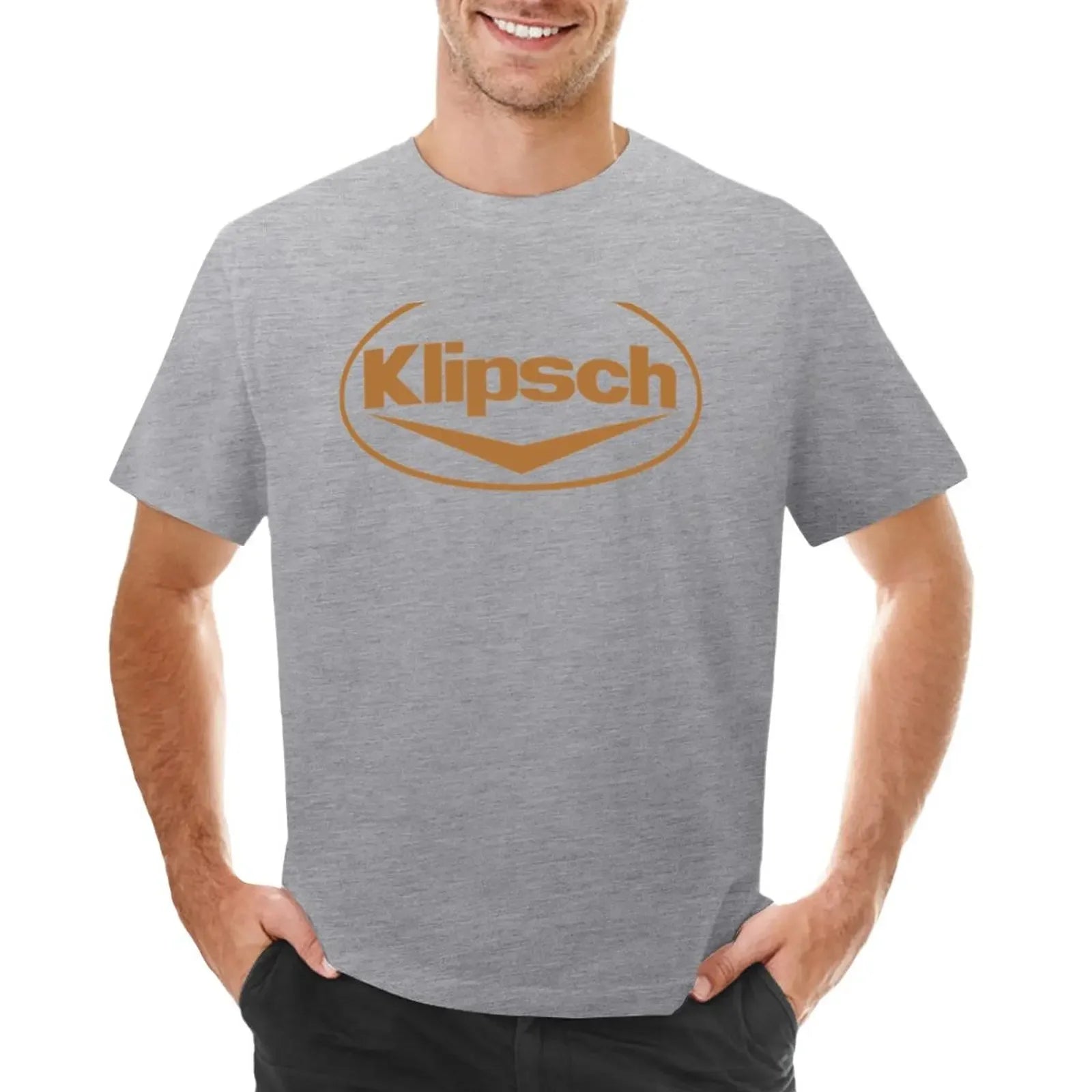 Tops T Shirt for Men Best Selling Klipsch Logo T-Shirt Anime T-Shirt Jojo Bizarre Adventure Graphic T Shirts  Harajuku Men
