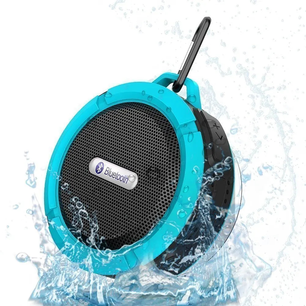 Bluetooth Speaker Wireless Waterproof Suction Cup Outdoor Sports Sound Box Mini Subwoofer for Shower Car Smart Phone MIC TF C6