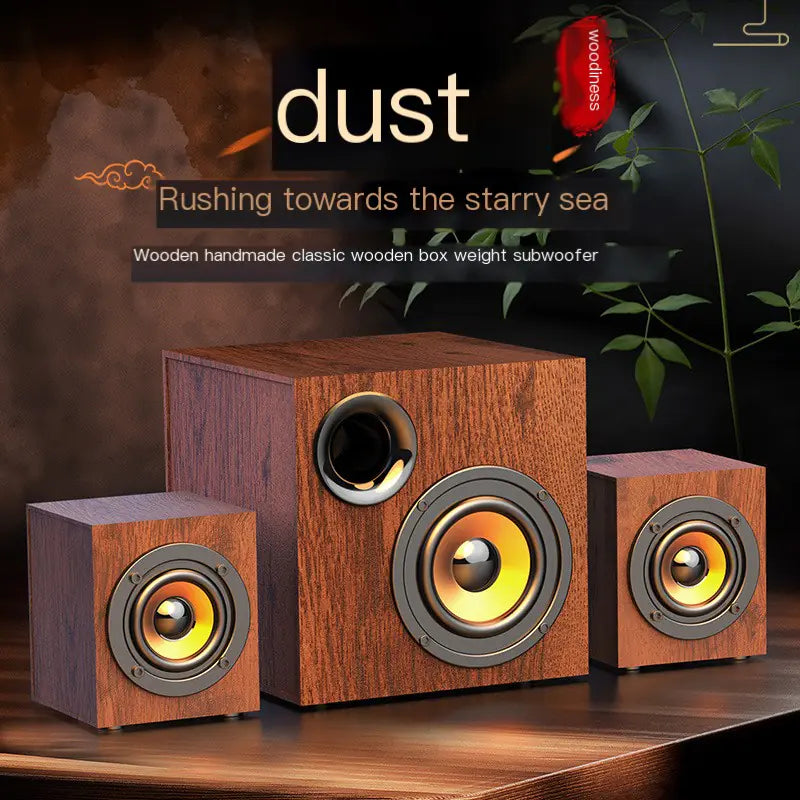High-Volume Bluetooth Wired Desktop Speakers