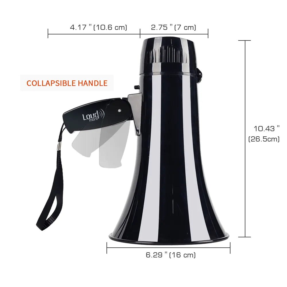 35W USB Handheld Speaker with Recording and Alarm